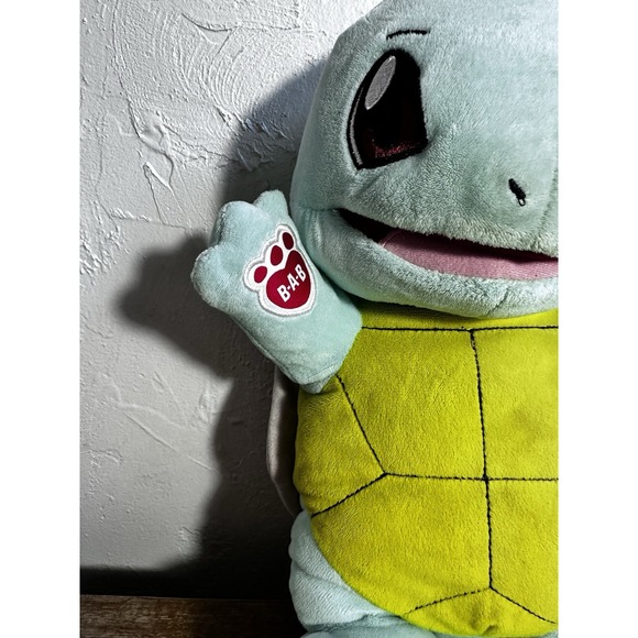 Pokemon Build A Bear BAB Squirtle 14" Plush Stuffed Animal 2017 - Picture 2 of 4
